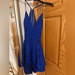 Royal Blue HOCO dress